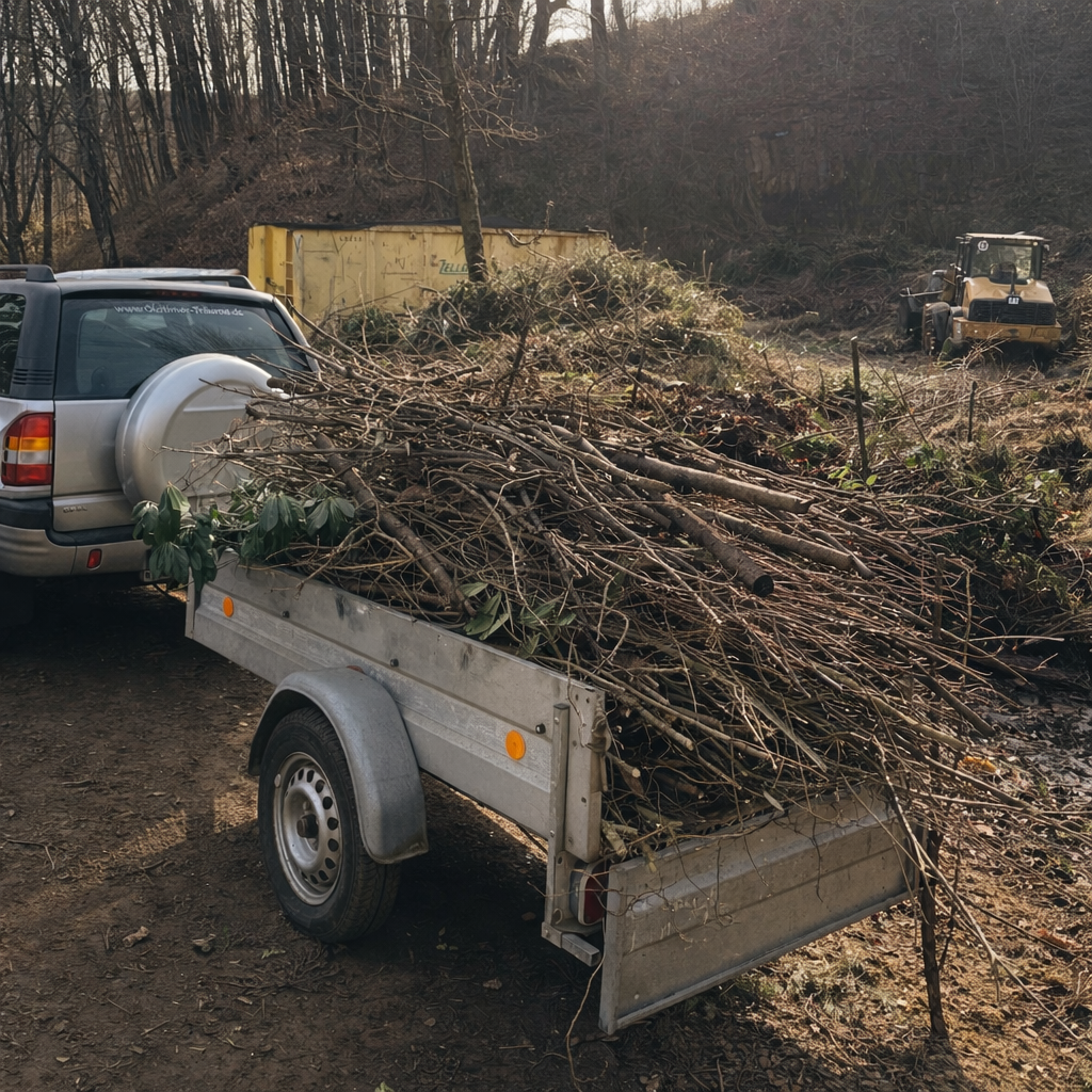 Abtransport von Grünschnitt in Kaiserslautern